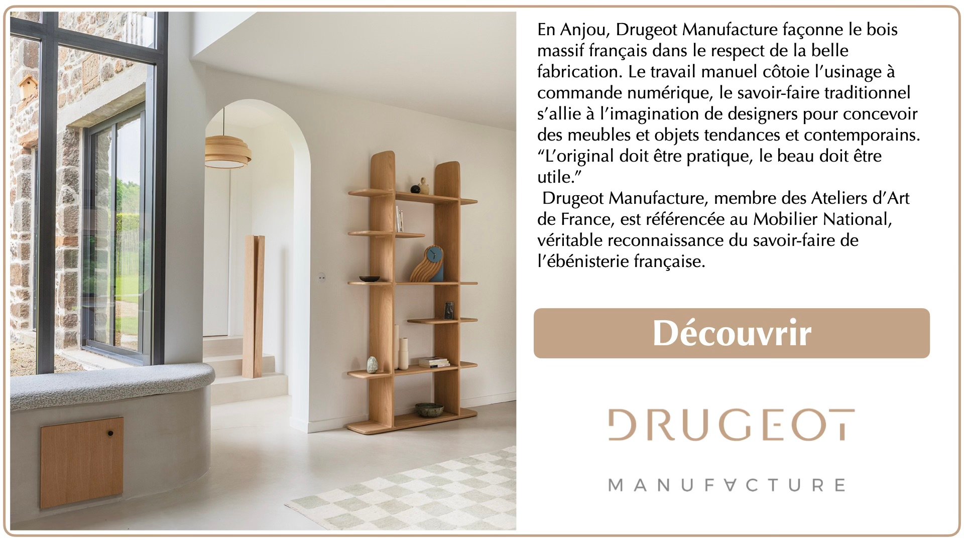 Banner du concours Savoir-faire Made in France - Drugeot Manufacture