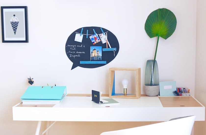Fabriquer un pense bête ardoise tutoriel deco
