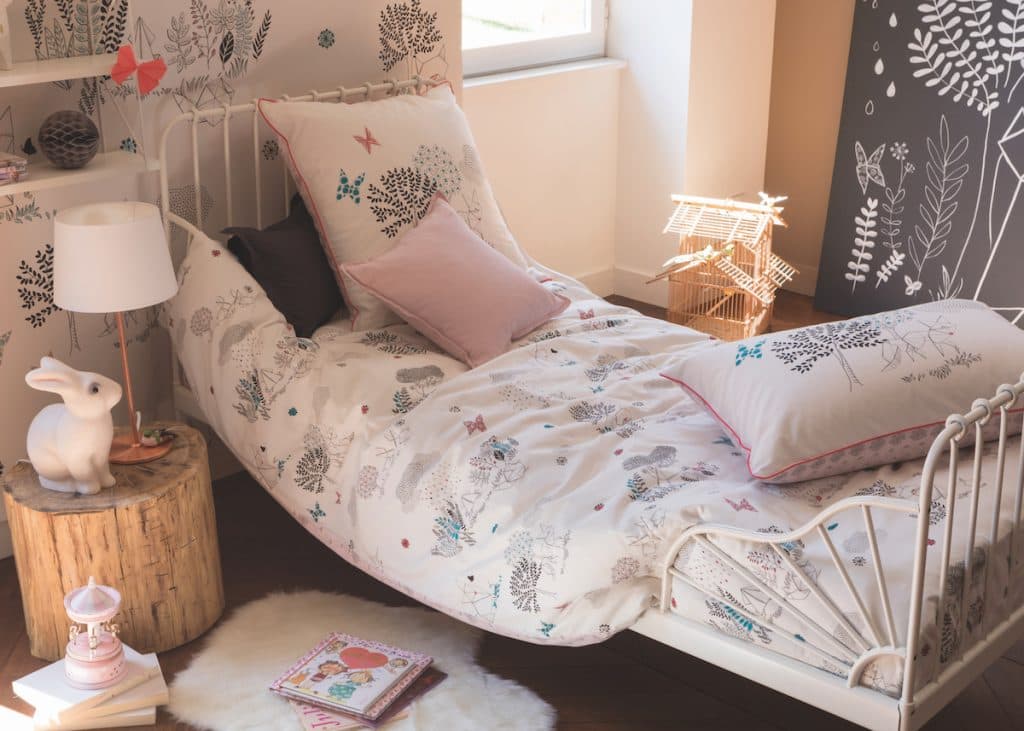dessiner sur son lit parure
