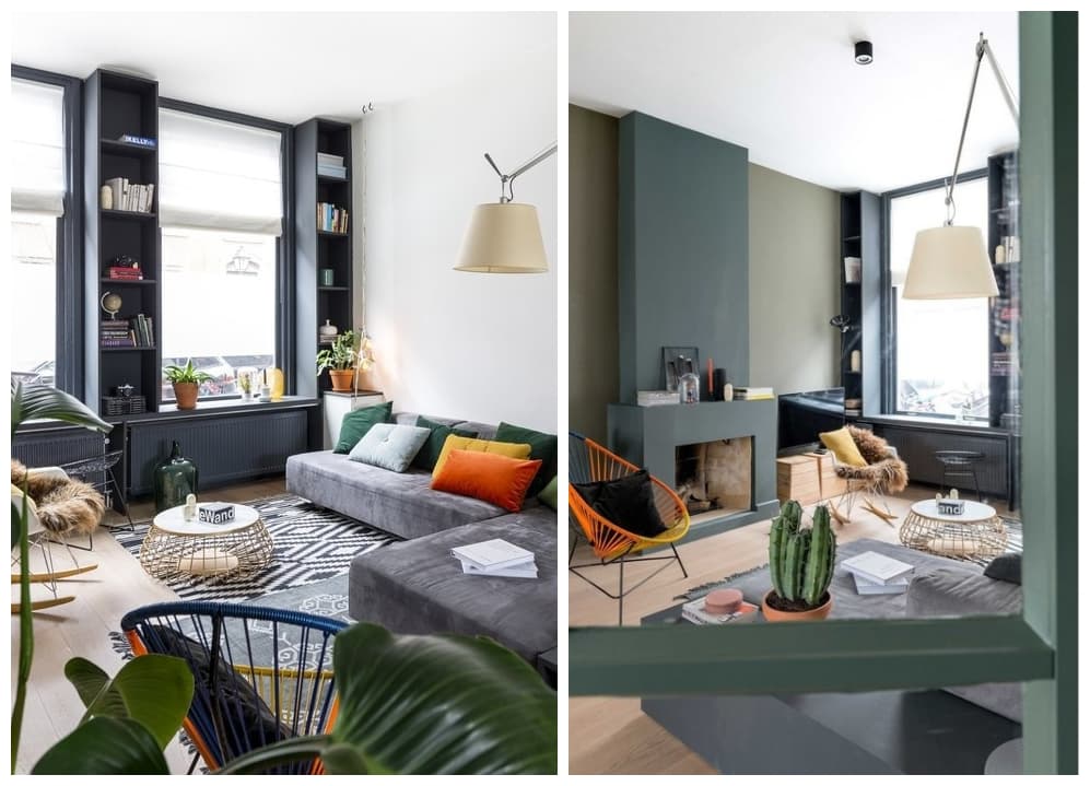 appartement bohème aux couleurs froides blog décoration intérieure clemaroundthecorner