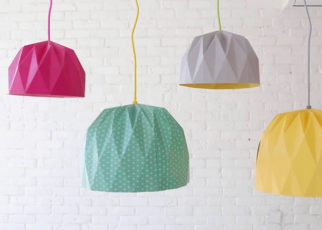 tuto lampe origami diy blog deco