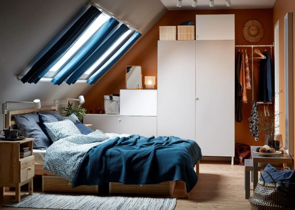 optimiser le rangement ikea chambre à coucher platsa garde robe blanc gris clair blog déco clem around the corner