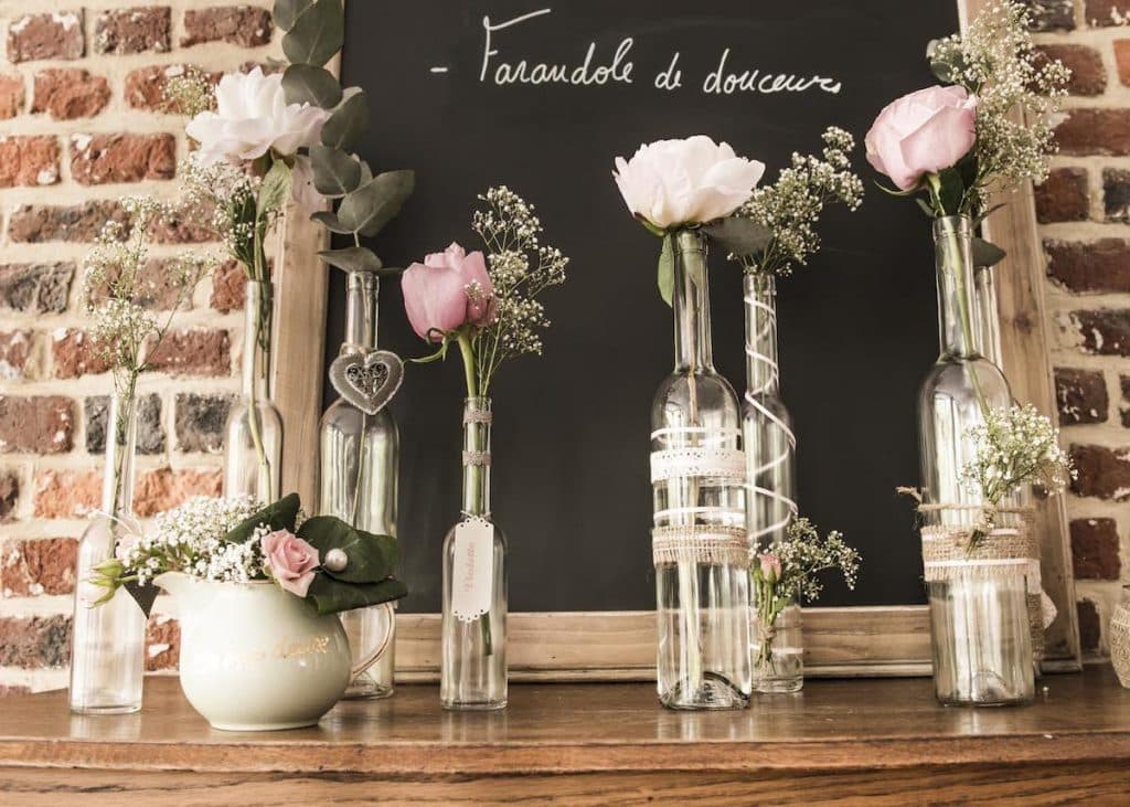 idée déco récup vintage fleurs - blog déco - clem around the corner