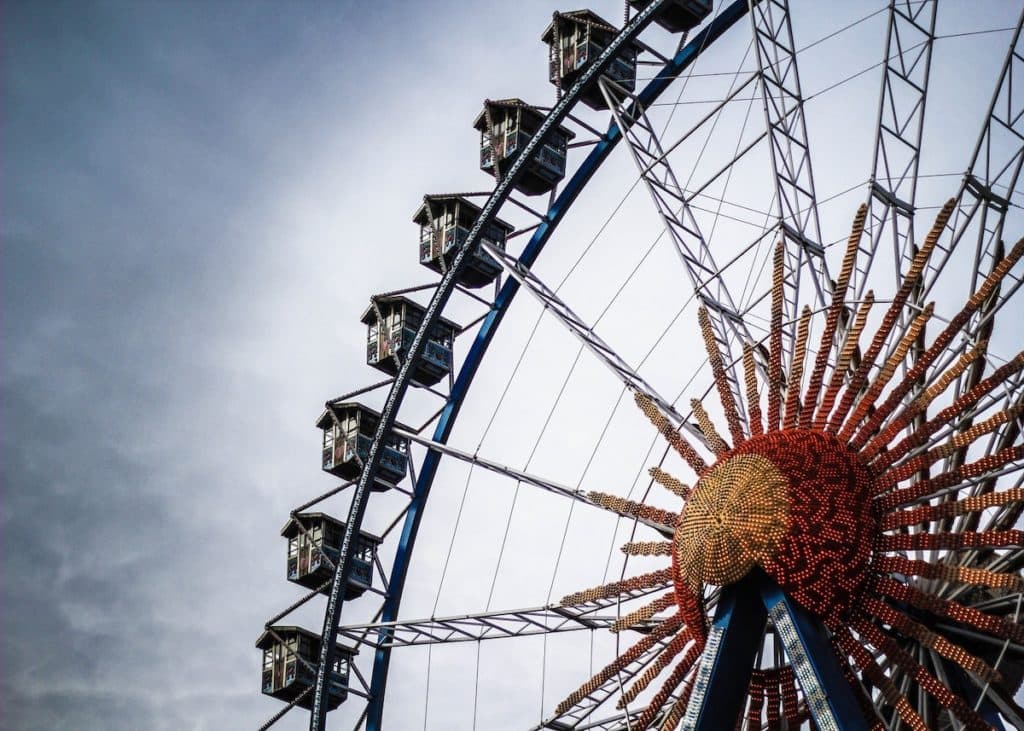 anniversaire sur le thème de la fête foraine grande roue - blog déco - clemaroundthecorner