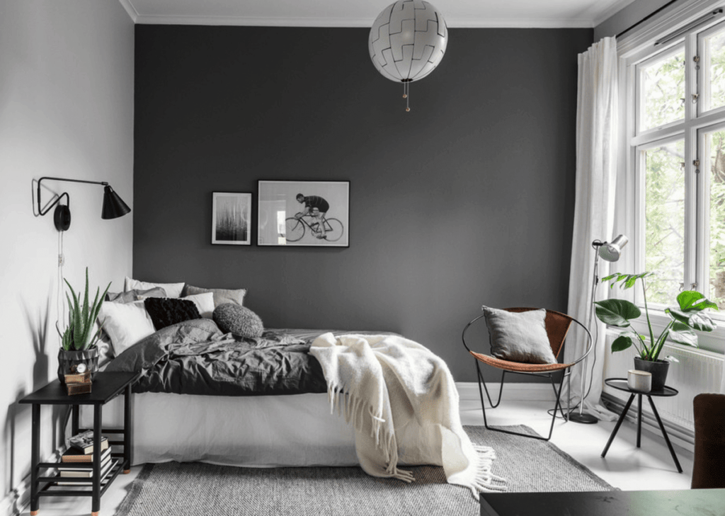 déco chambre grise parent ado scandinave confort - blog decoration clematc