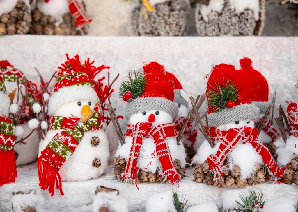 décoration de noël thème snowman - blog déco - clematc