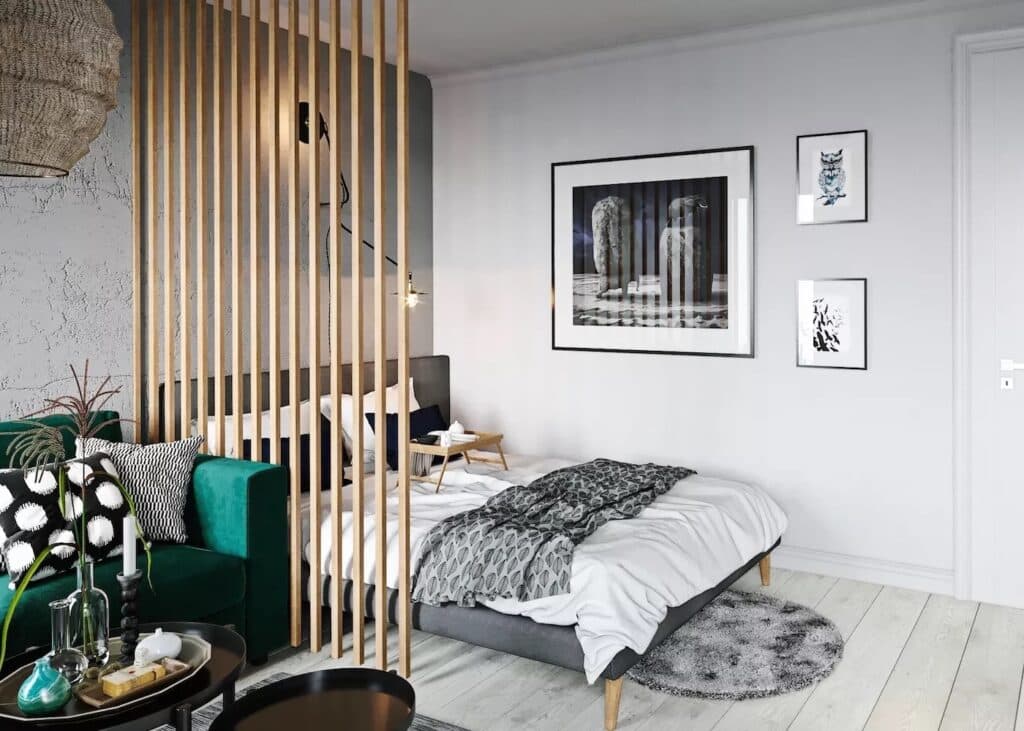 conseils astuces deco chambre separee studio