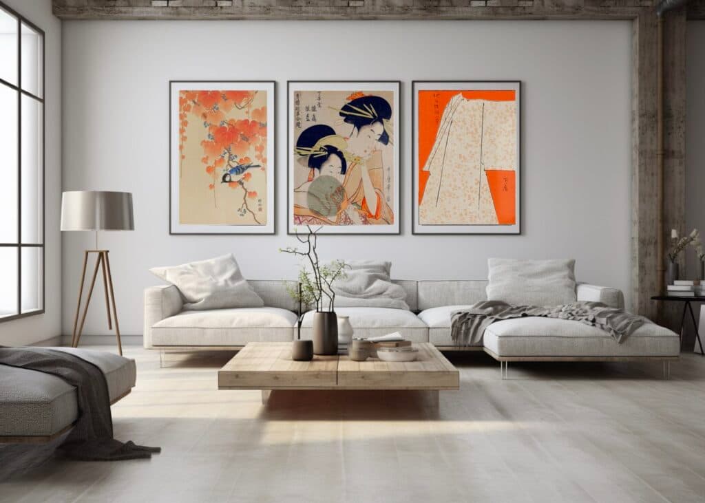 comment choisir agencer vos affiches estampes japonaises