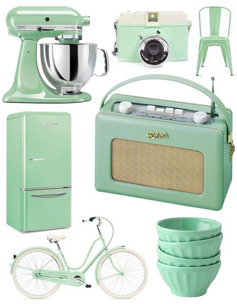 decoration vert menthe cuisine