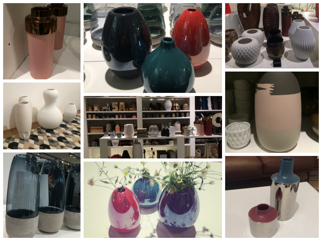 Vase, bougeoir et soliflore BoConcept 2014-2015