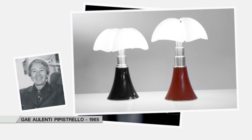 Gae aulenti martinelli Luce. Pipistrello 1965.
