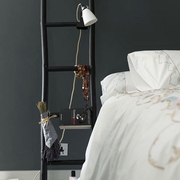 DIY echelle etagere table de nuit DIY.