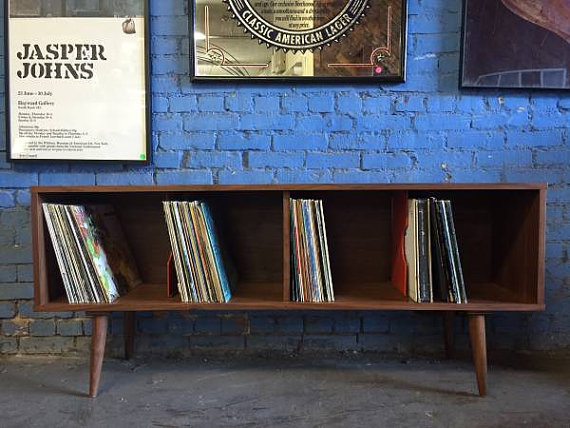 meuble vinyle platine ranger 33 tours 45.