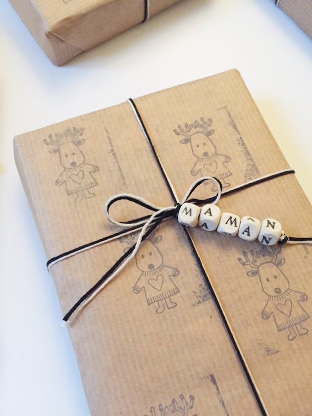 papier cadeau personnalisable gratuit fete des meres noel maman