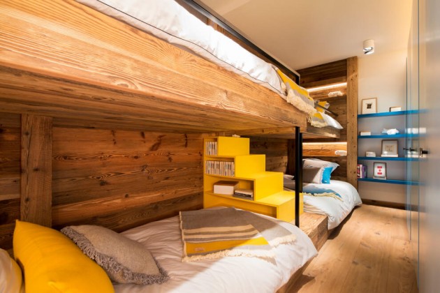 Chalet à Méribel chambre enfant chic