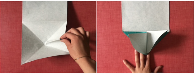 Comment faire un vase en papier origami