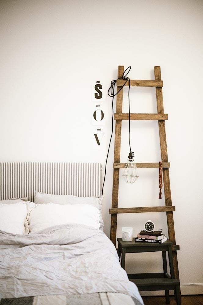 déco échelle decorative diy maison etagere