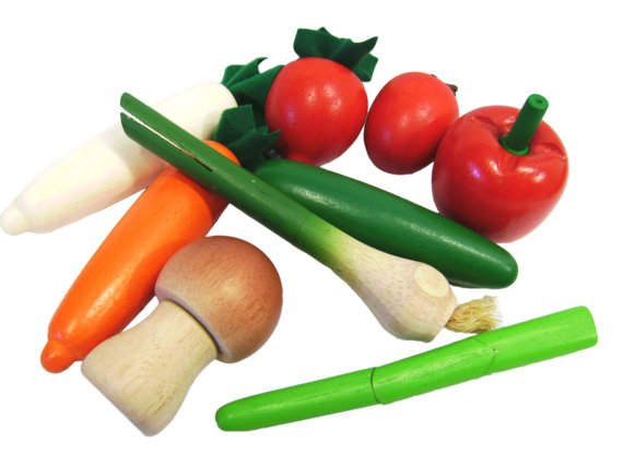 legume jouets en bois