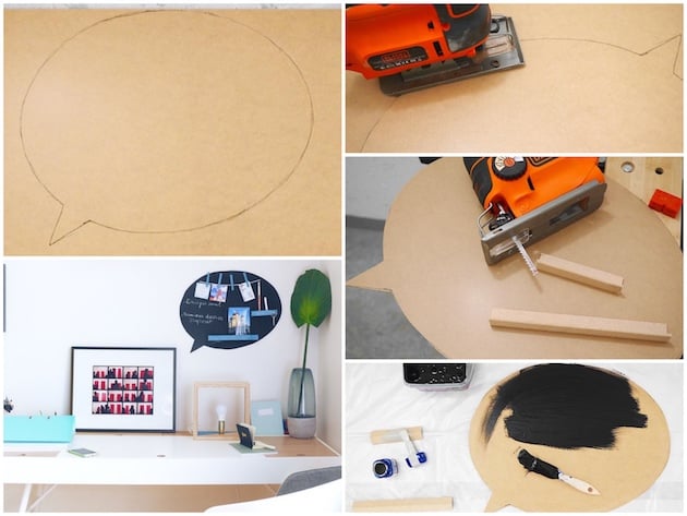 Fabriquer un pense bête ardoise tutoriel deco