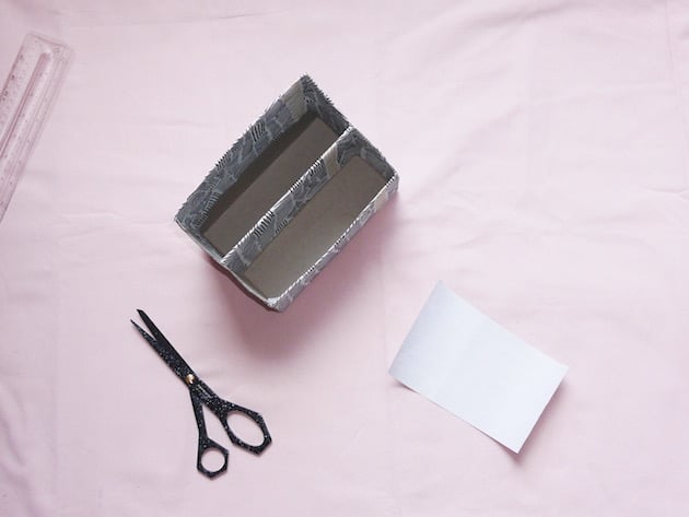 Semaine du papier peint DIY organiseur de bureau