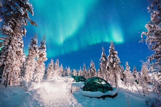 hôtel de glace Laponie finlandaise