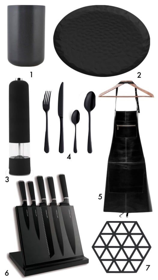 cuisine noire mat design blog déco clem around the corner