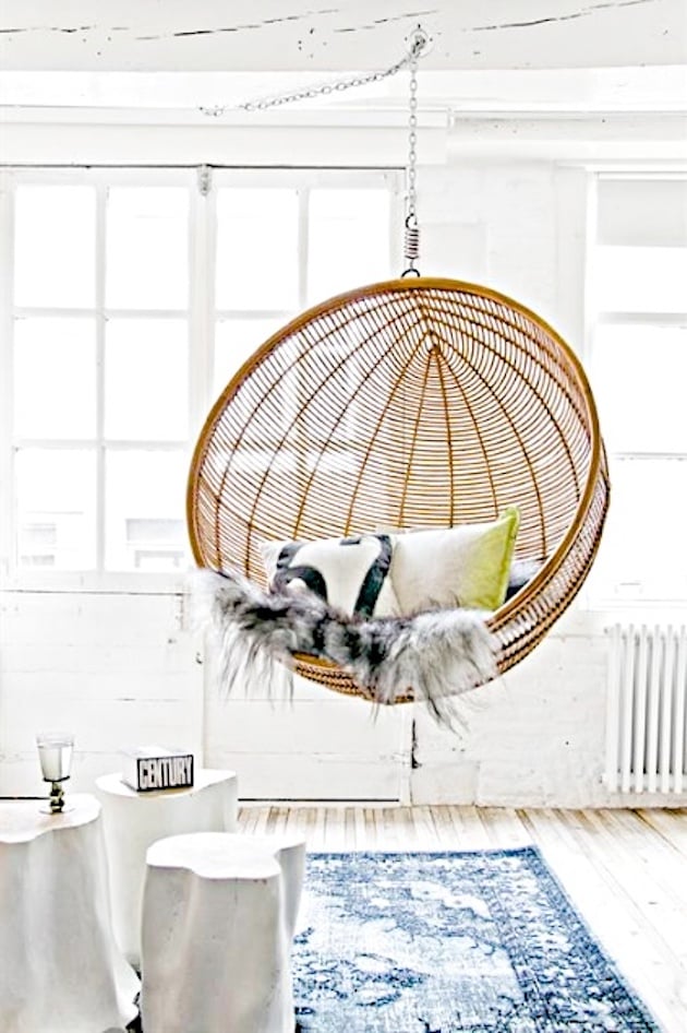 Salon Maison & Objet janvier 2017 balançoire intérieure cosy ambiance hygge - blog déco - Clem Around The Corner