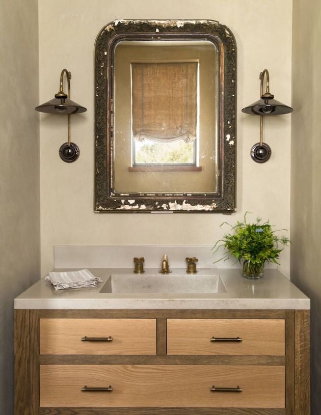 deco maison de campagne moderne salle de bain