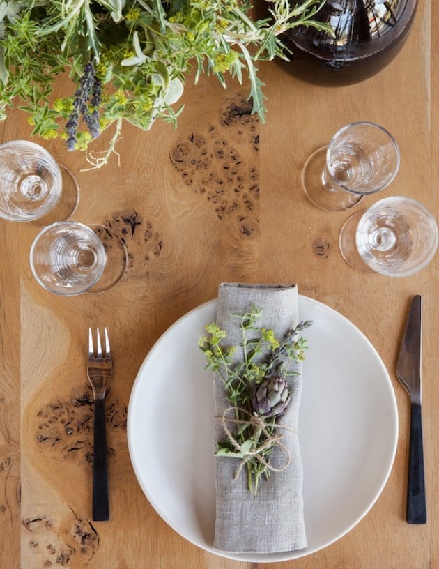 deco maison de campagne moderne repas