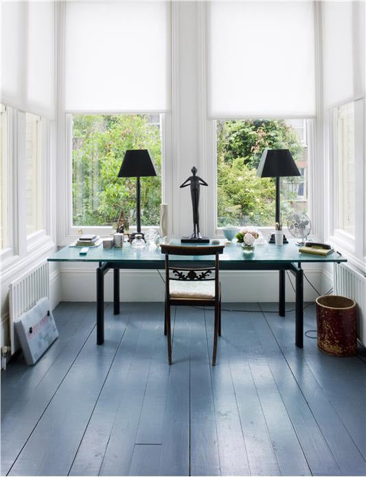 peindre un parquet en couleur idee inspiration deco