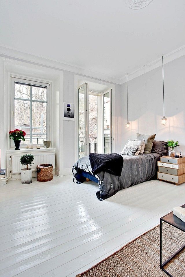astuce pour blanchir un sol en bois latte chambre scandinave décoration tendance ado fille