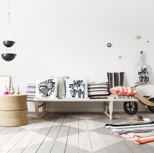 peindre du parquet motif au sol losange