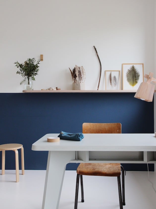 chambre vintage scandinave style minimaliste