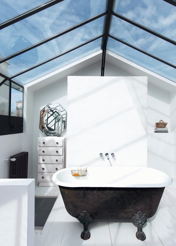 toit cathédrale en verre tiny house