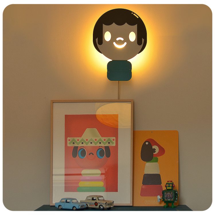 déco enfant made in france educalux lampe applique bonhomme