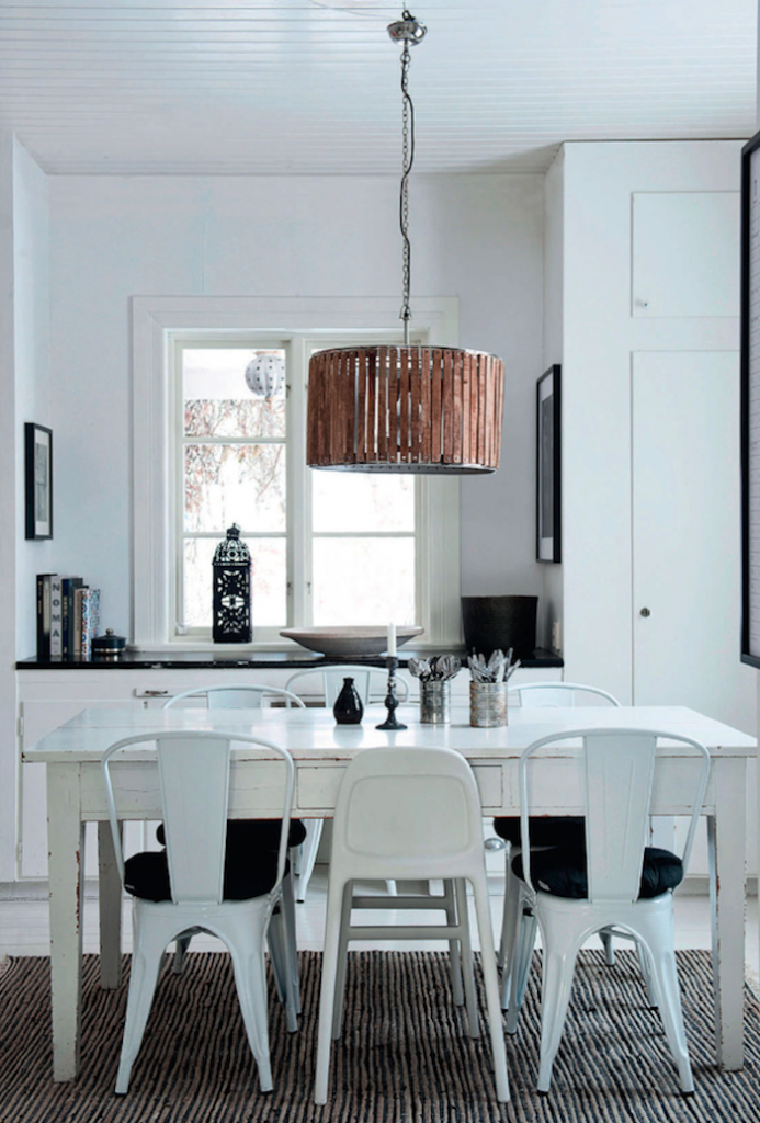 décoration monochrome scandinave bohème intérieur blanc