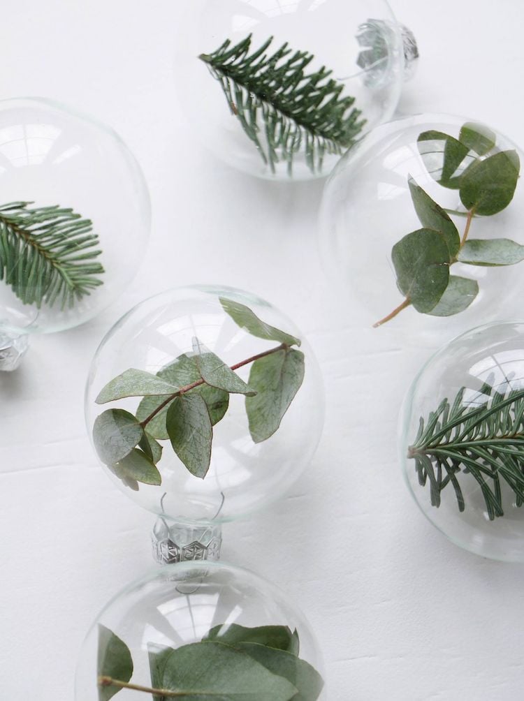 tables de noel boules