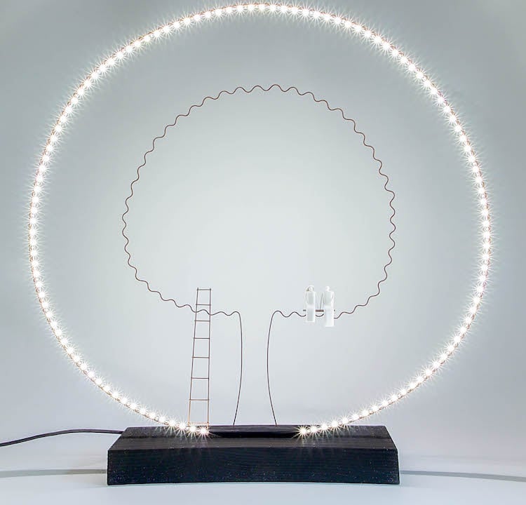 lauren trebout arbre luminaire cercle