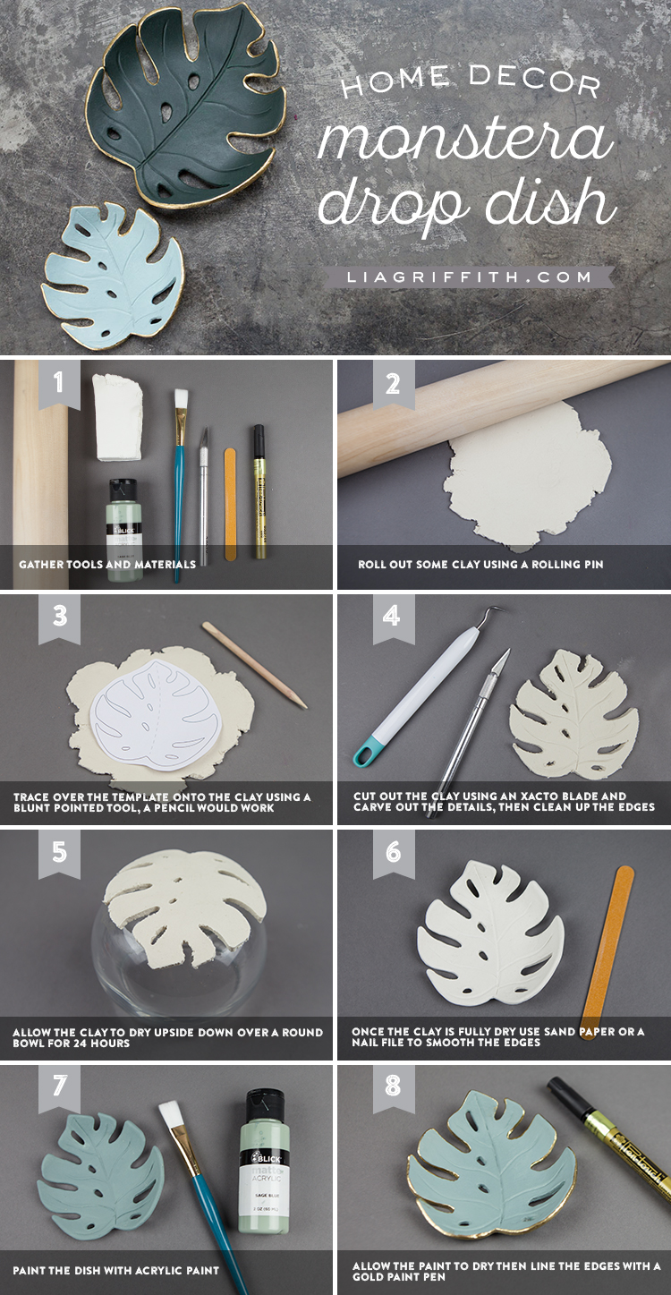 idee tutoriel diy argile blanche tendance tropicale clematc blog deco