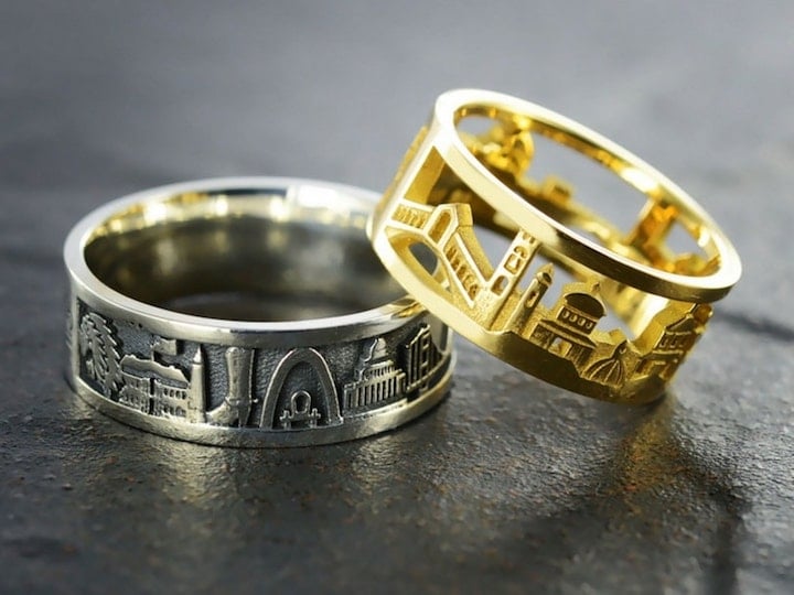 bague architecture or argent tournaire sculpture blog deco design clem around the corner