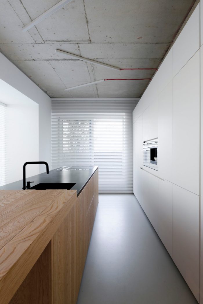 appartement esprit loft cuisine