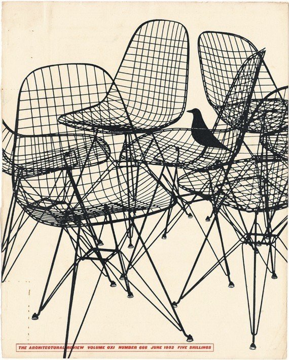 House bird oiseau eames 1951 Chaise Wire DKR Vitra - Blog déco design Clemaroundthecorner