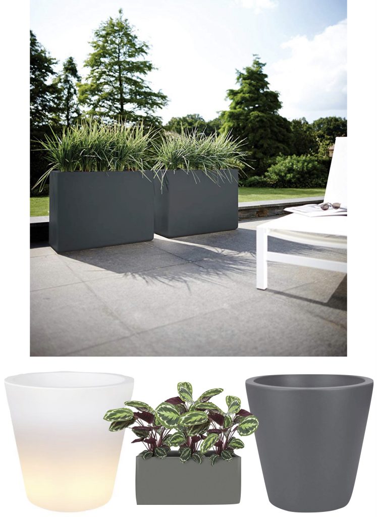 comment aménager terrasse moderne astuce conseil pot extérieur géant elho made in france blog déco clemaroundthecorner