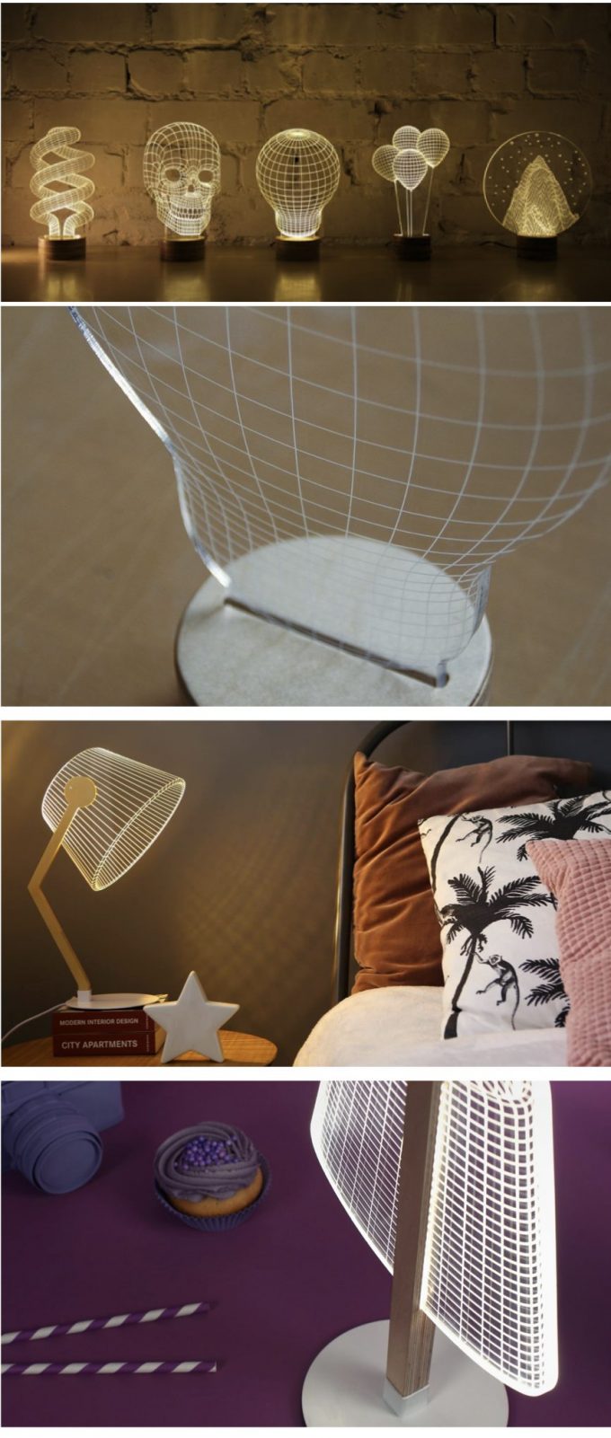 bulbing studio cheha lampe de créateur trompe oeil 2d 3d plate blog déco design clemaroundthecorner