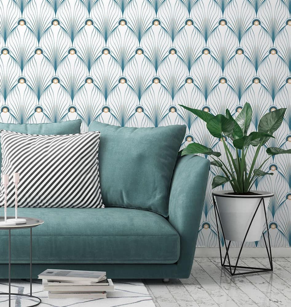 Maison et objet septembre 2018 papier peint art déco vert céladon velours - blog déco - clem around the corner