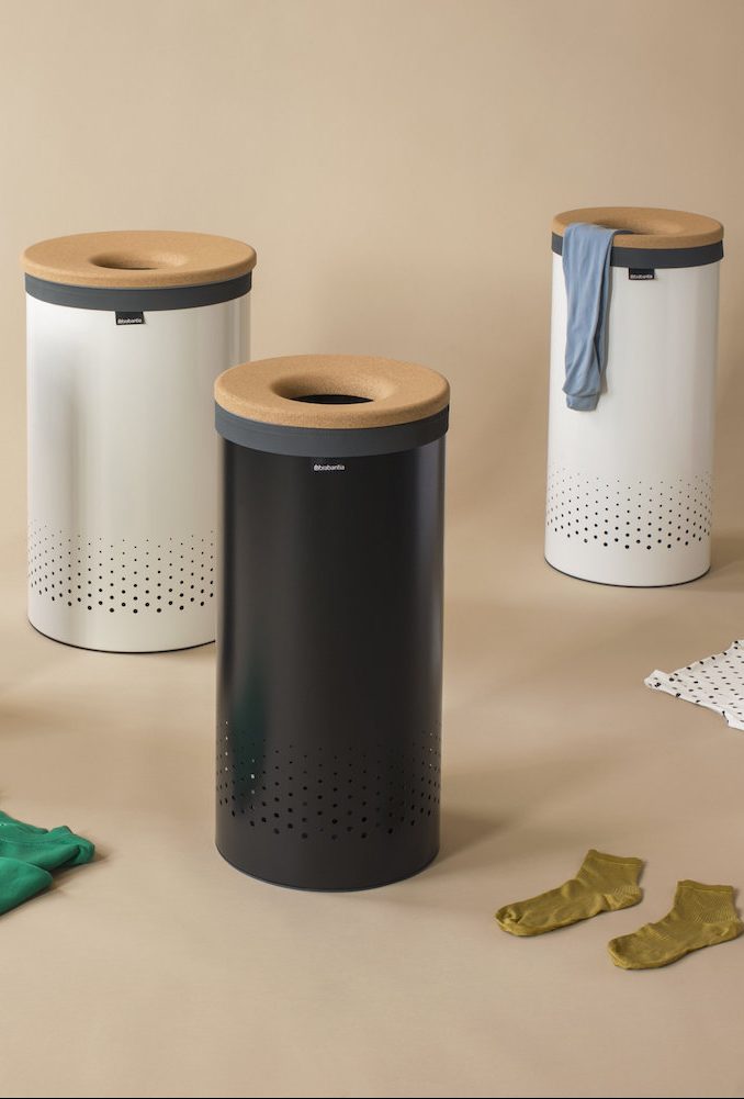 brabantia salle de bain liège corbeille à linge design - blog déco - Clem Around The Corner