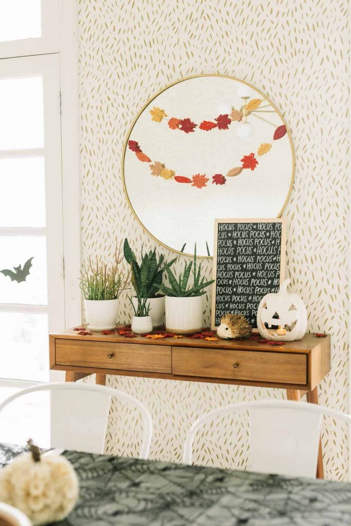 déco diy halloween facile hocus pocus tableau craie - blog déco - clem around the corner
