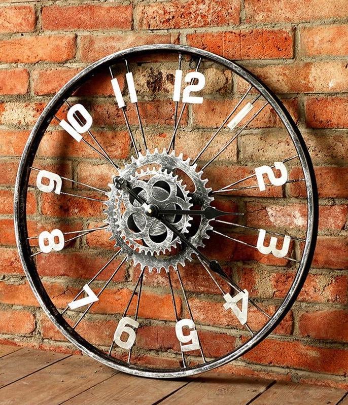 horloge originale géante industrielle a fabriquer soi-meme