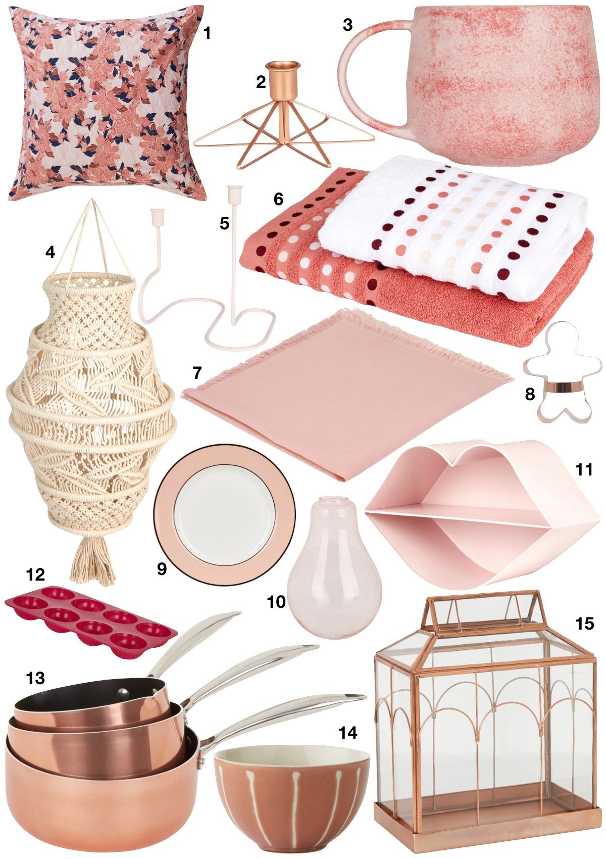 shopping déco de printemps ambiance tendance blush rose poudré décoration girly - blog déco - clem around the corner
