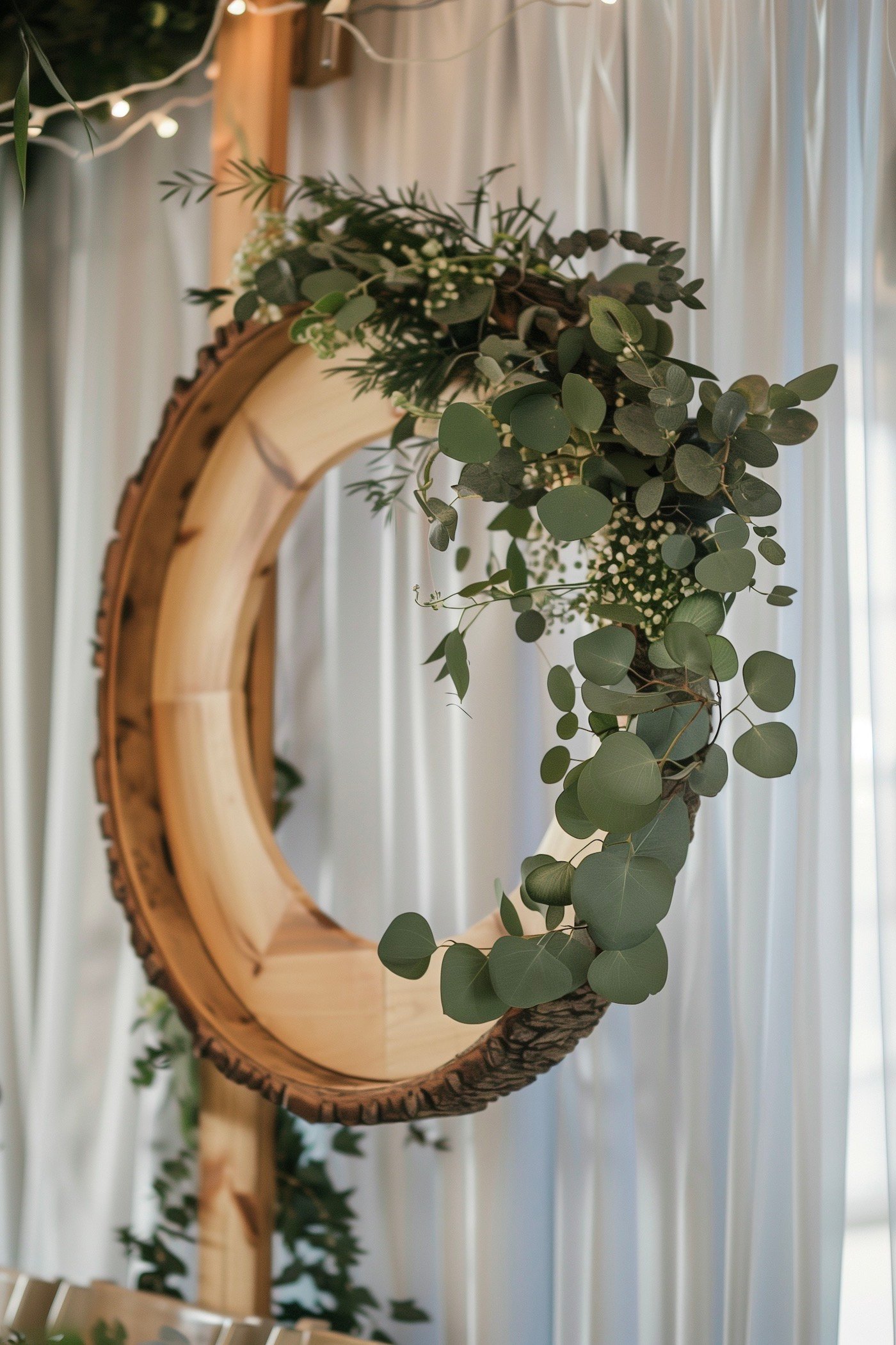 couronne bois eucalyptus - blog déco diy